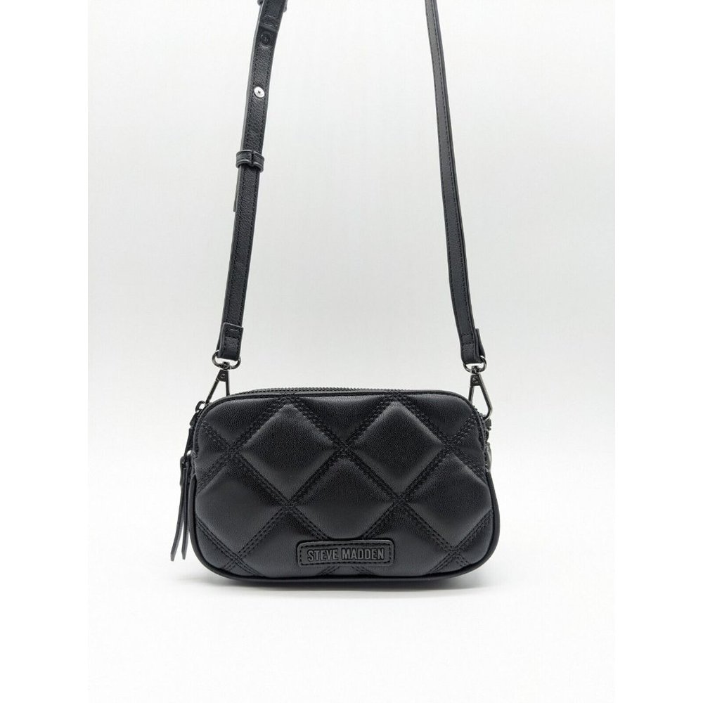 Steve Madden Alessa Faux Leather Crossbody Bag Black main image 0